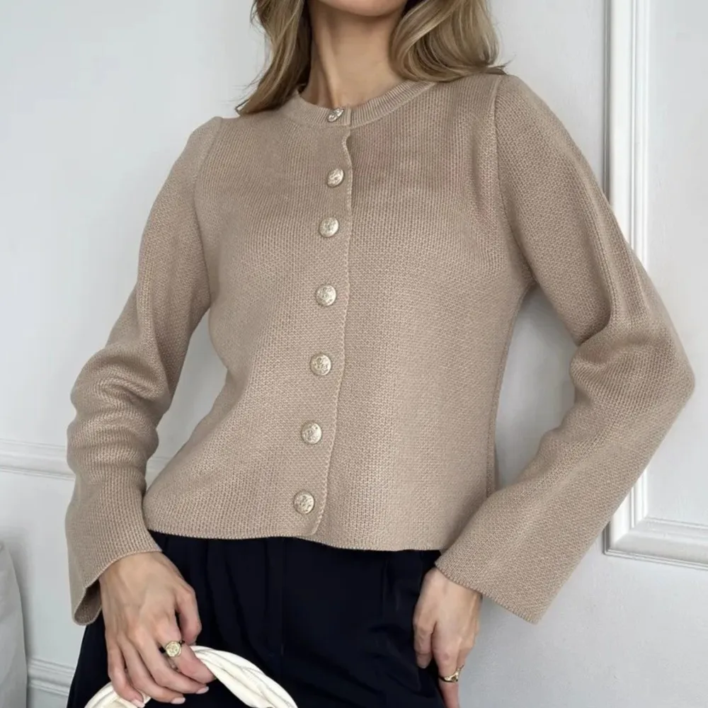 MsChuh Autumn Women's Clothing Solid Color Sweater Cardigans All-match Loose Simple Style Comfortable Fashion Commuting Casual 5