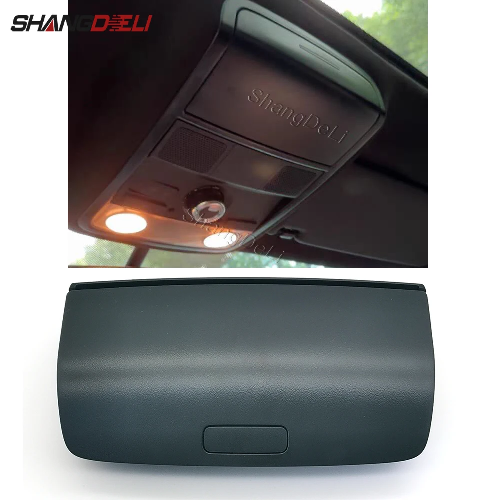 Schwarzes Auto-Brillenetui, Sonnenbrillenhalter, Aufbewahrungsbox für VW Golf 5 MK5 Golf 6 MK6 für Passat B6 2010 2011