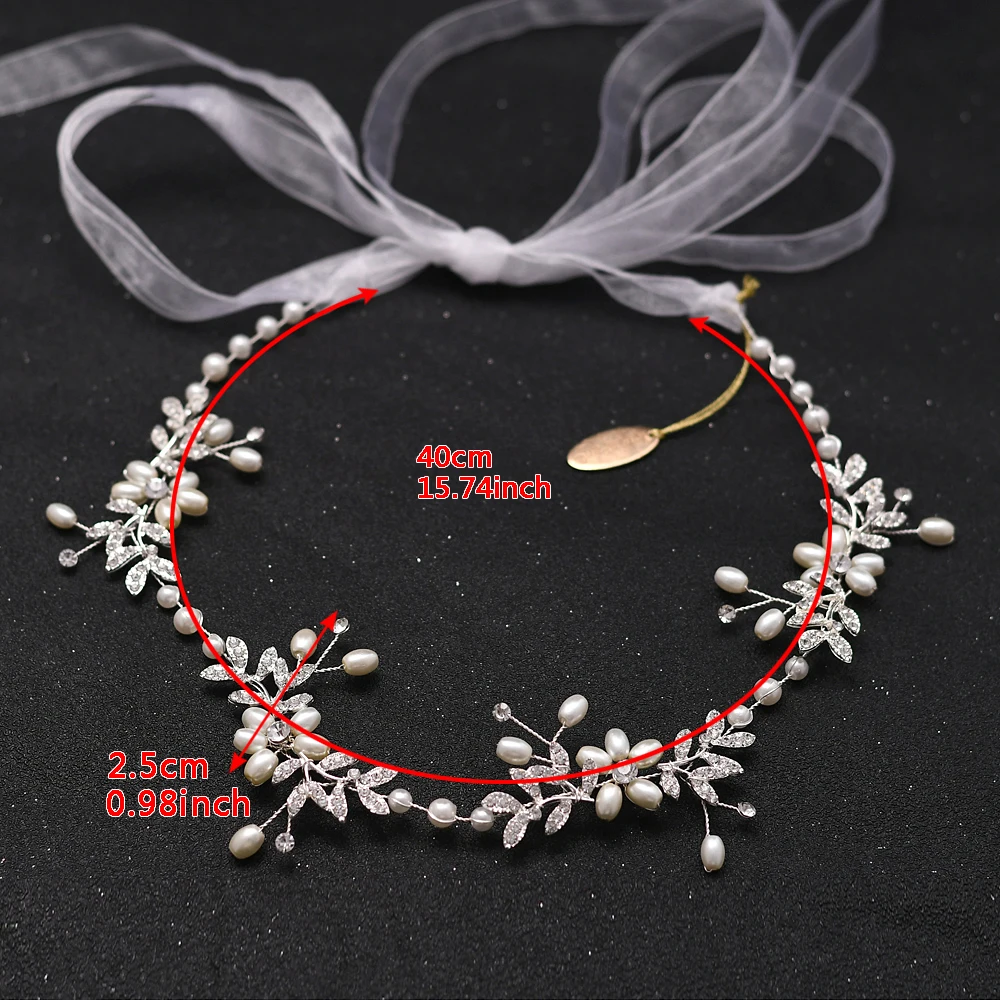 Silver Ladies Belt for Wedding Dress Sash Alloy Leaf Belt for Bride Bridal Dress Accessories Pearls Jewel Belt Leg Ring Headband