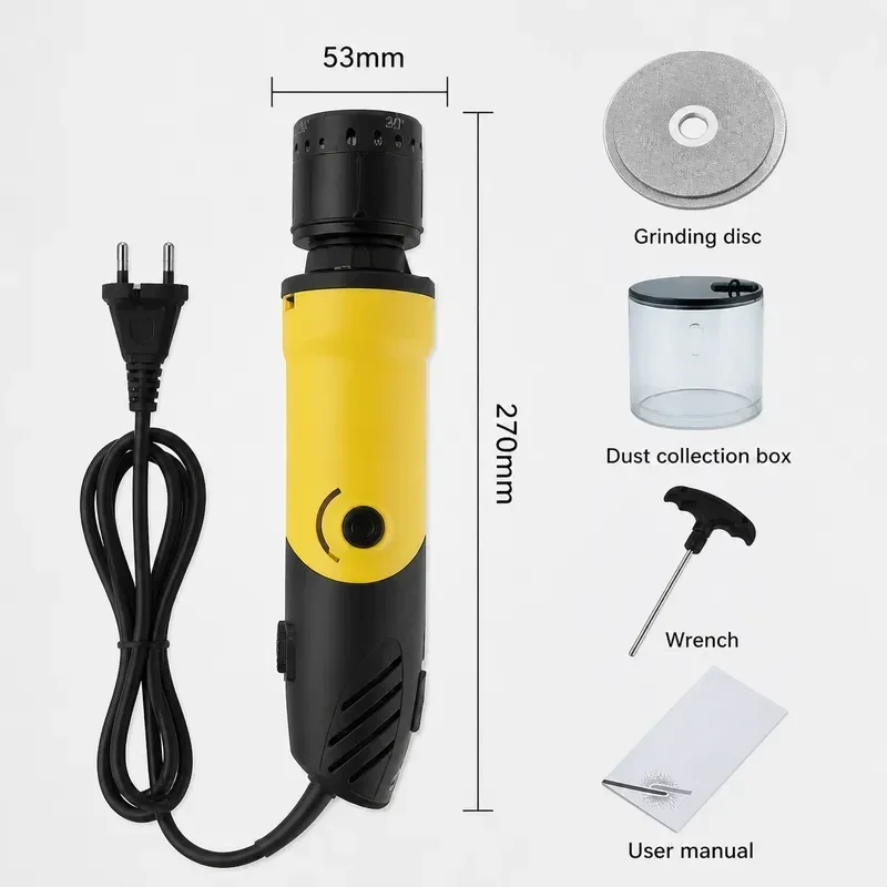 400W Electric Tungsten Electrode Sharpener AC 220V Handheld Grinding Machine for TIG Welding Torch Tip Polisher Tool