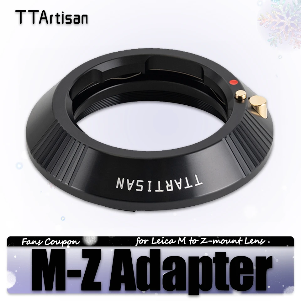 TTArtisan M-Z Adapter Ring with Aviation Aluminum Material  for Leica Voigtlander Zeiss M to Nikon Z-mount Mirrorless Camera