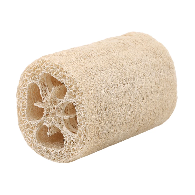 1Pc Natural Loofah Luffa Loofa Bath Body Shower Sponge Kitchen Cleaing Scrubber Scrub Pad Cleaing Scrubber Bathroom Accessories