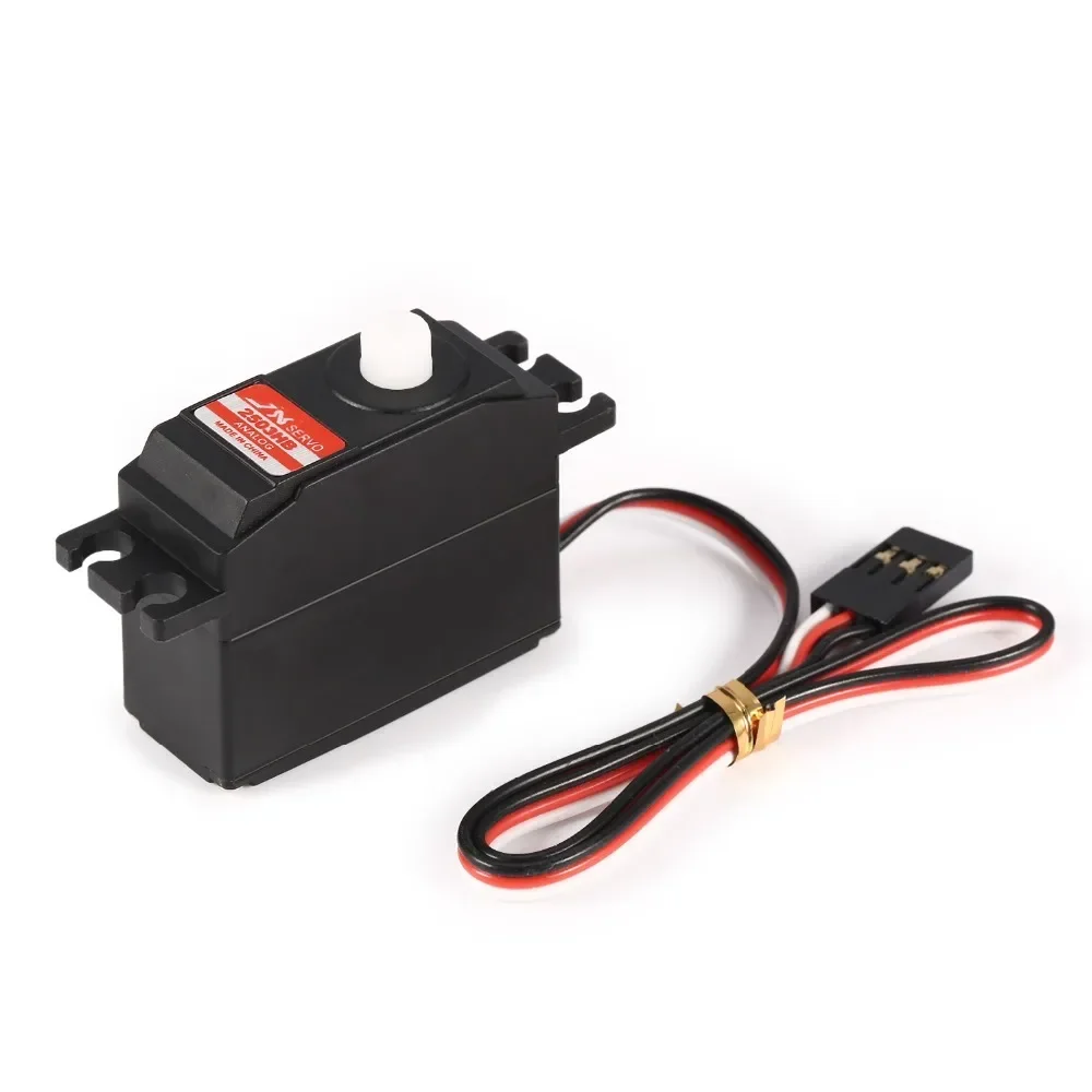 JX PS-2503HB 25g 3.35kg Mini Servo Plástico Engranaje Analógico 4.8V-6V 0.10 Sec/60 °   Motor central para pieza de robot de barco, avión, coche RC 1/12