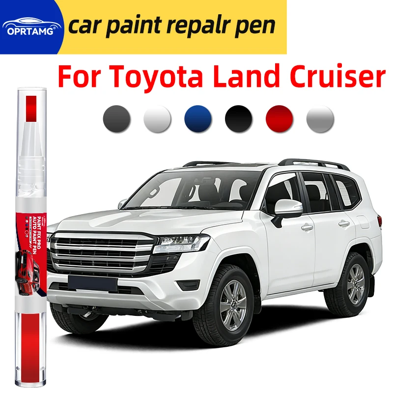 Caneta de retoque de pintura automotiva para Toyota Land Cruiser 1951-2025, reparo de arranhões na pintura do carro, acessórios de reparo de carroceri