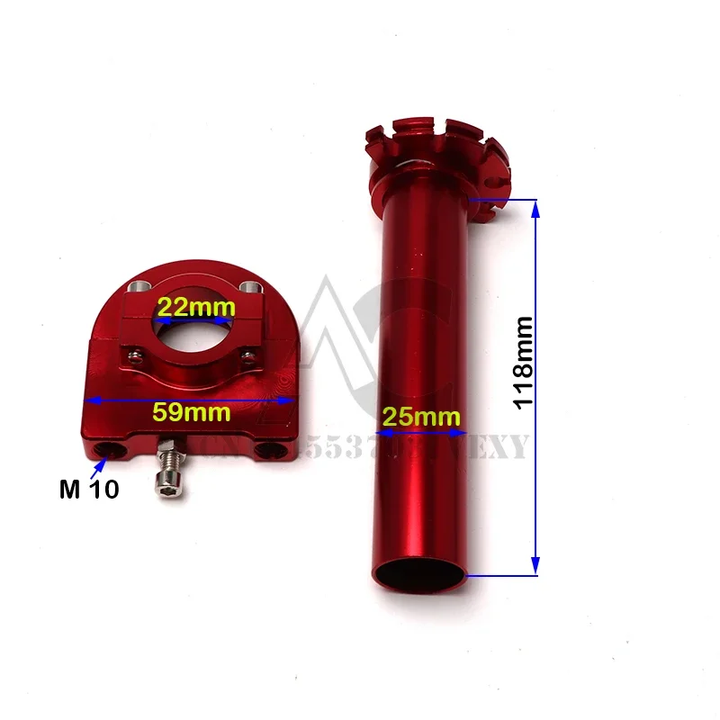 

Gas Throttle Handle Grip Universal 7/8" 22mm Throttle Motorcycle Handle Bar Grip Throttle Assist Twist CNC Aluminum For Yamaha