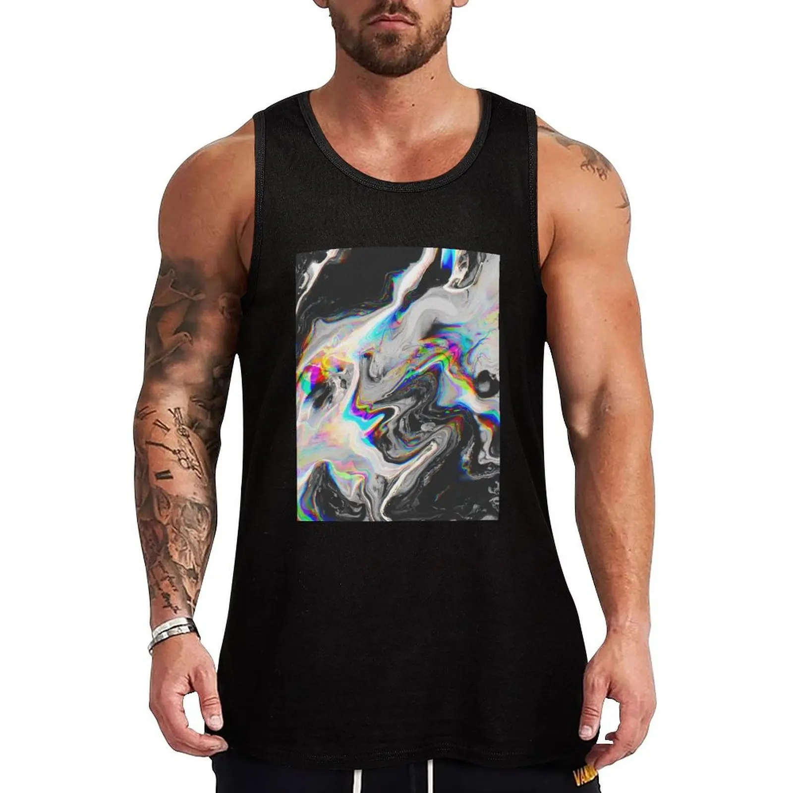CONFUSION IN HER EYES THAT SAYS IT ALL Tank Top Weekend Casual Tank Top Sleeveless Loose Fit Top