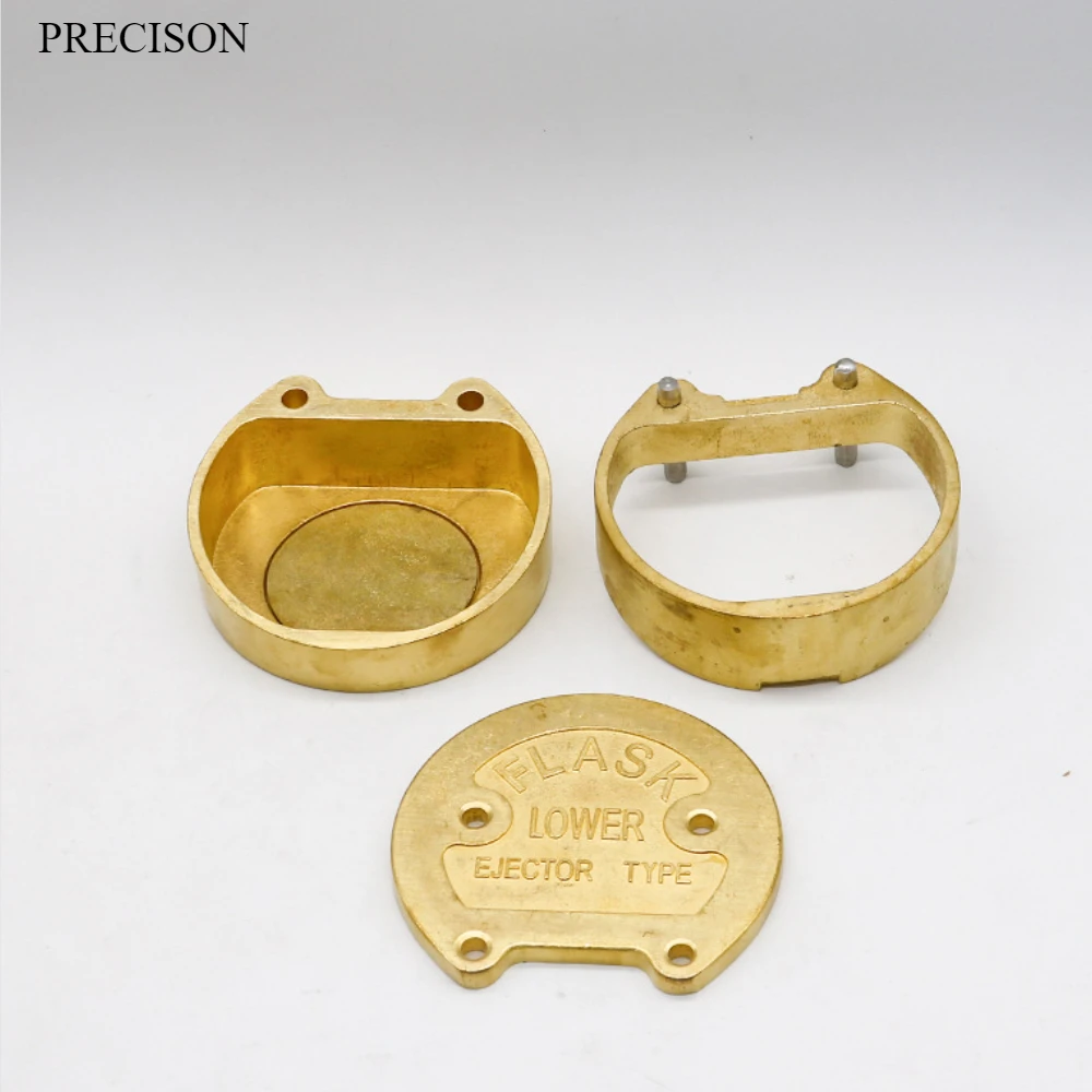 Dental Plate of Copper Alloy Tank Detachable  Alloy  Non-stick Plaster Press Compress Flask Zinc-plated Copper Jig Cooking Tank