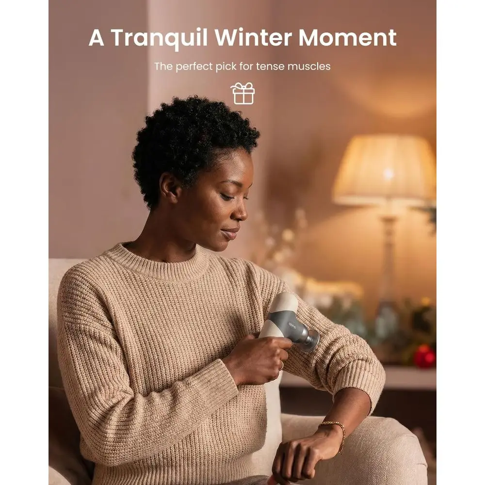 ปืนนวดขนาดเล็กแบบใช้ความร้อน พร้อมคุณสมบัติ HSA เหมาะสำหรับเป็นของขวัญวันวาเลนไทน์ วันเกิด หรือสำหรับผู้หญิง ผู้ชาย นวดเนื้อเยื่อชั้นลึกแบบพกพา