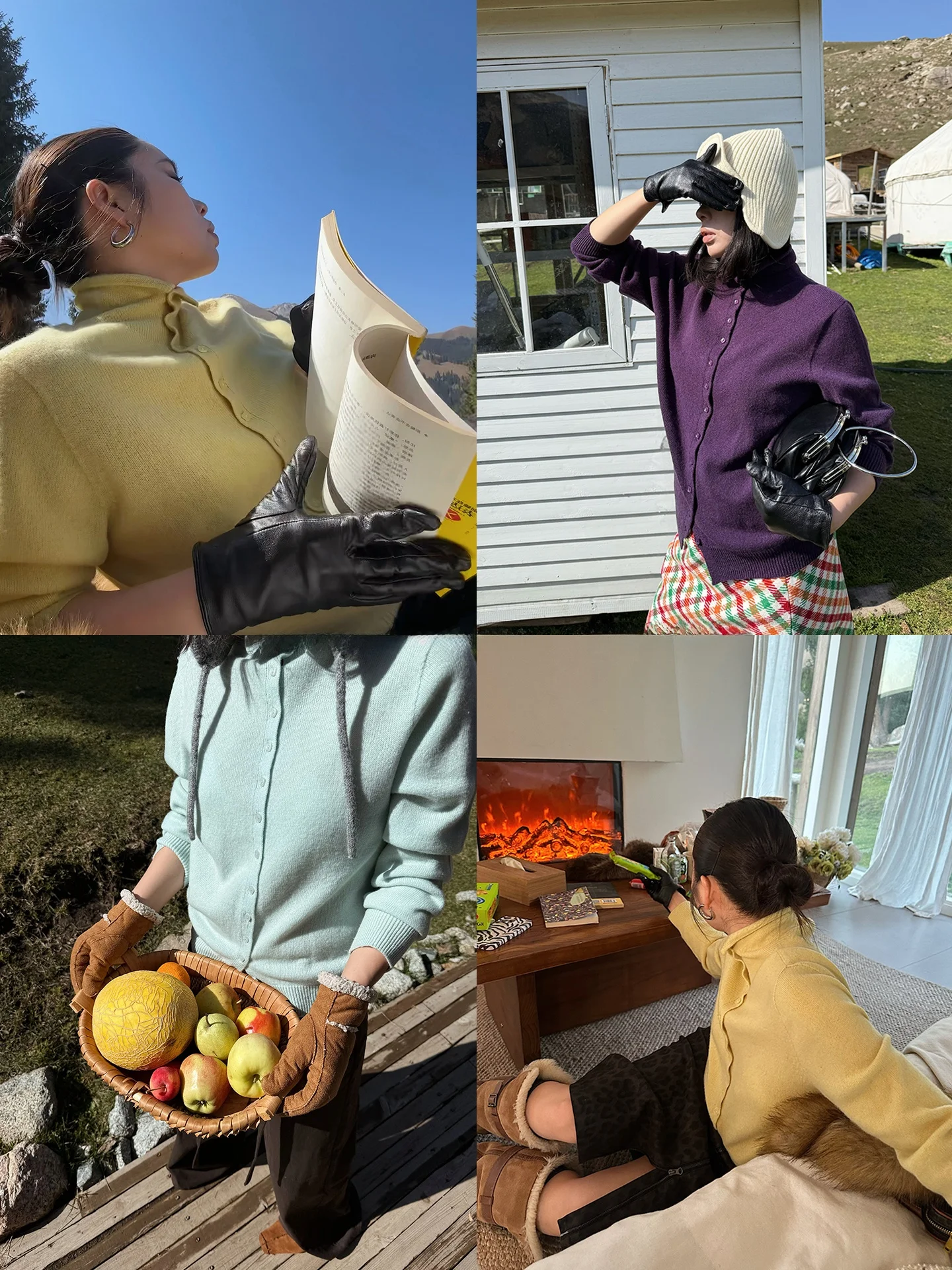 

Женский шерстяной вязаный длинный кардиган с воротником-стойкой, открытый кардиган, теплая внутренняя одежда, фиолетовый, синий, зимний, модный, прямой...