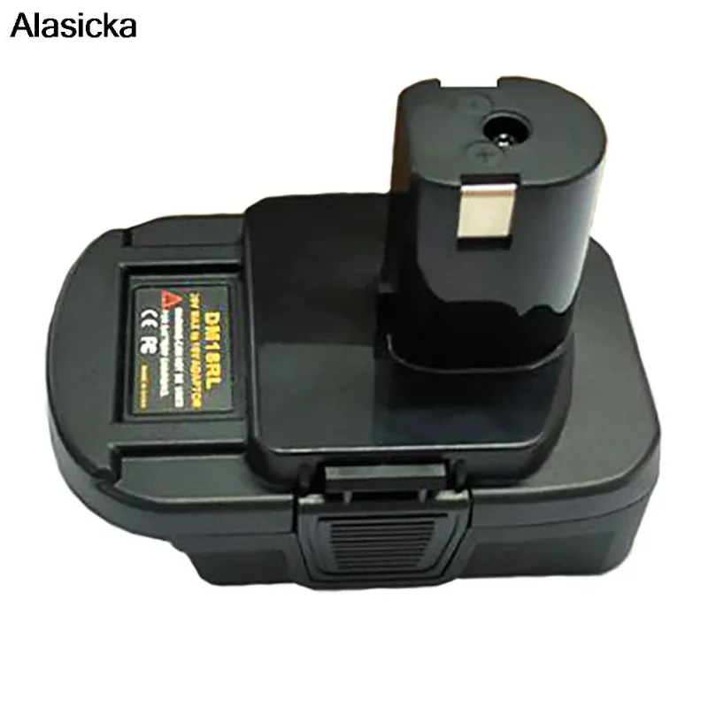 Imagem -05 - Adaptador para Makita Dewalt Milwaukee Porter-cabo Stanley Li-ion Bateria para Ryobi 18v Ferramenta Dm18rl Mt20rnl Adaptador Bps18rl