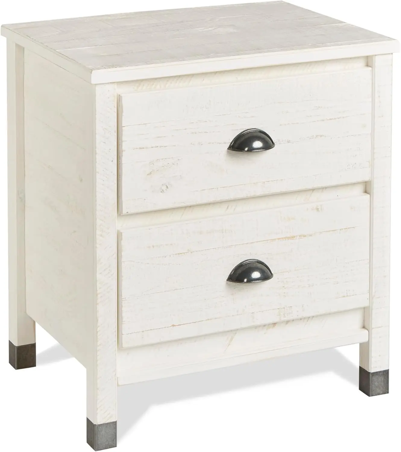 

Ночная тумбочка Baja/2 ящика/массив дерева/прикроватная тумбочка в деревенском стиле для спальни, гостиной, дивана, зала/металлические ручки для ящиков,