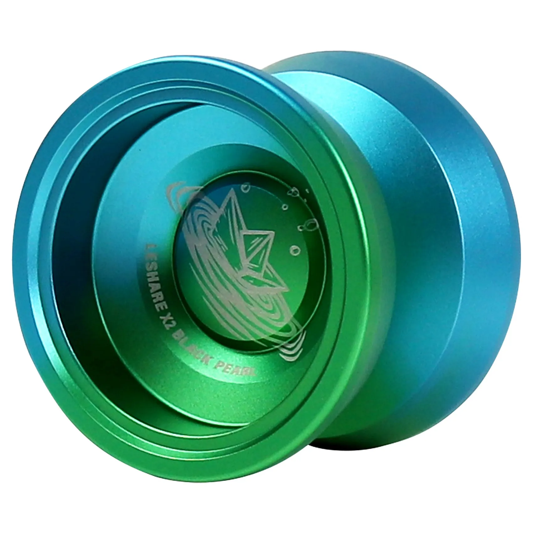 X2 Competitive Yo-Yo,Yoyo for Beginners Alloy Yoyo,Easy to Return and Practise Tricks, Blue Green