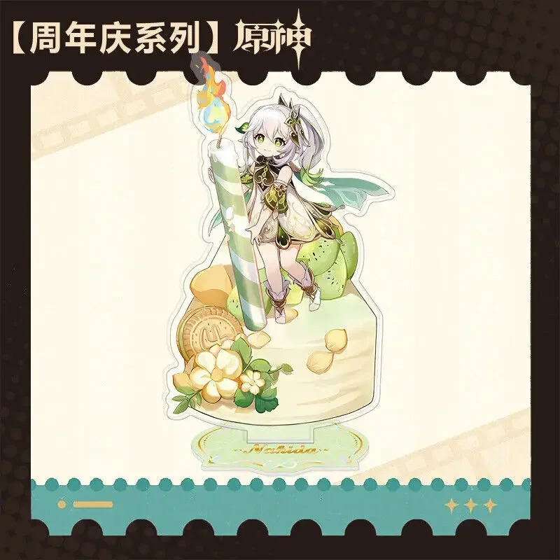 Anime Genshin Impact Furina Venti Raiden Shogun Acryl Staande Board Teken Cosplay Cartoon Gift
