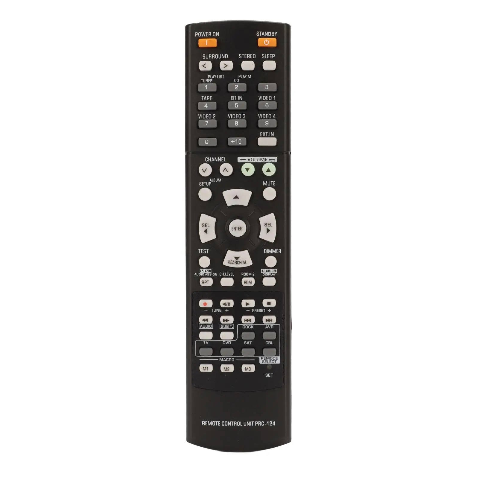 AV Receiver Remote Control for Sherwood Prc 124 Rd 7503 - Replacement Sound Video Remote