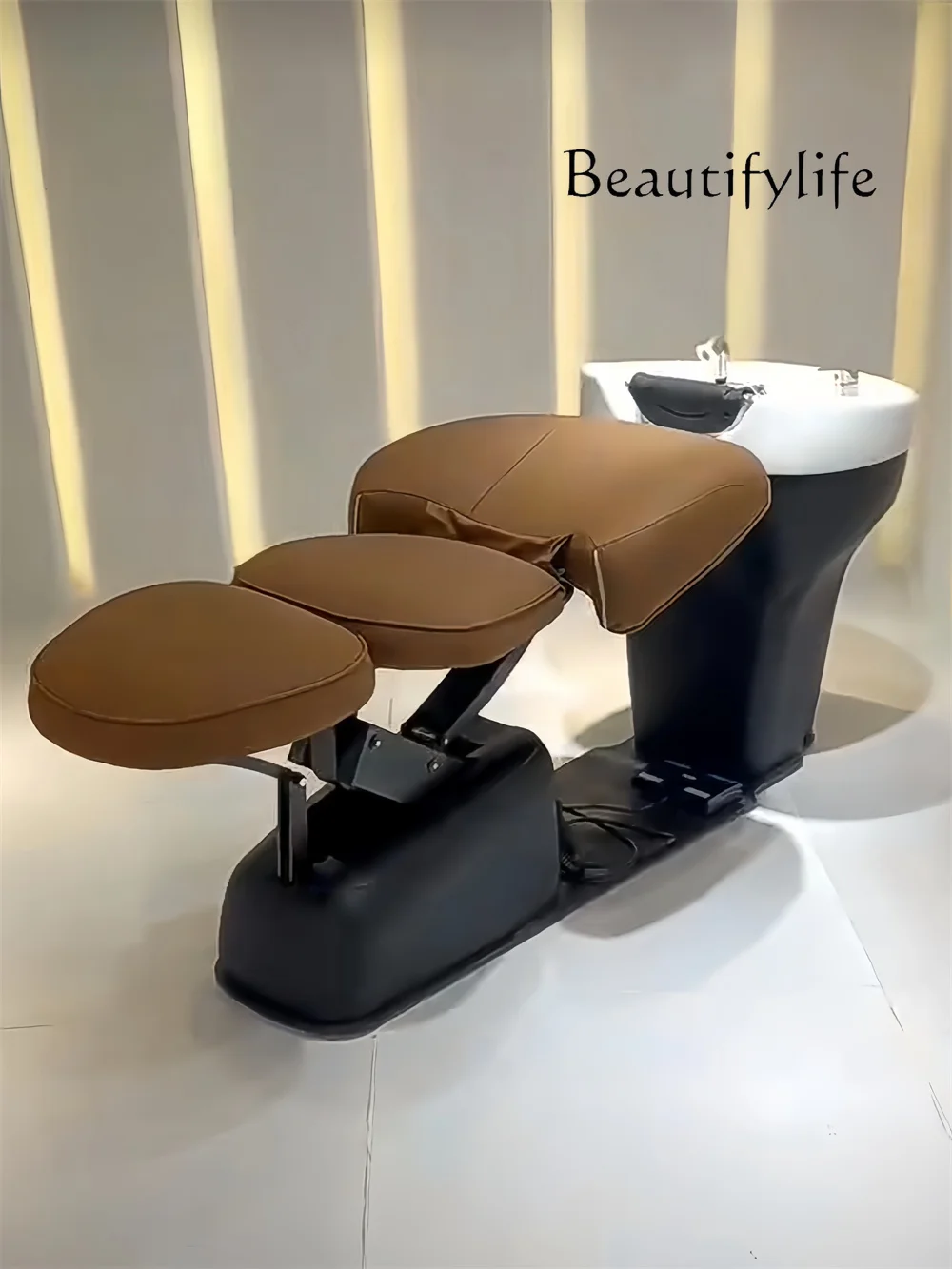 High-End Electric Shampoo for Hair Salon Flushing Multifunctional Hairdressing Shampoo Chair Hairdressing