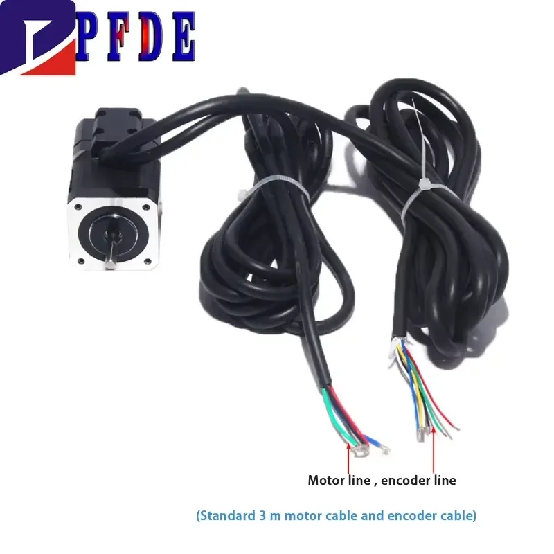 Nema 17 Hybrid Closed-loop Stepper Motor 0.55nm 0.7nm Servo Motor HBS57S Driver 2-phase 4-wire Stepper Motor for 3D Printer