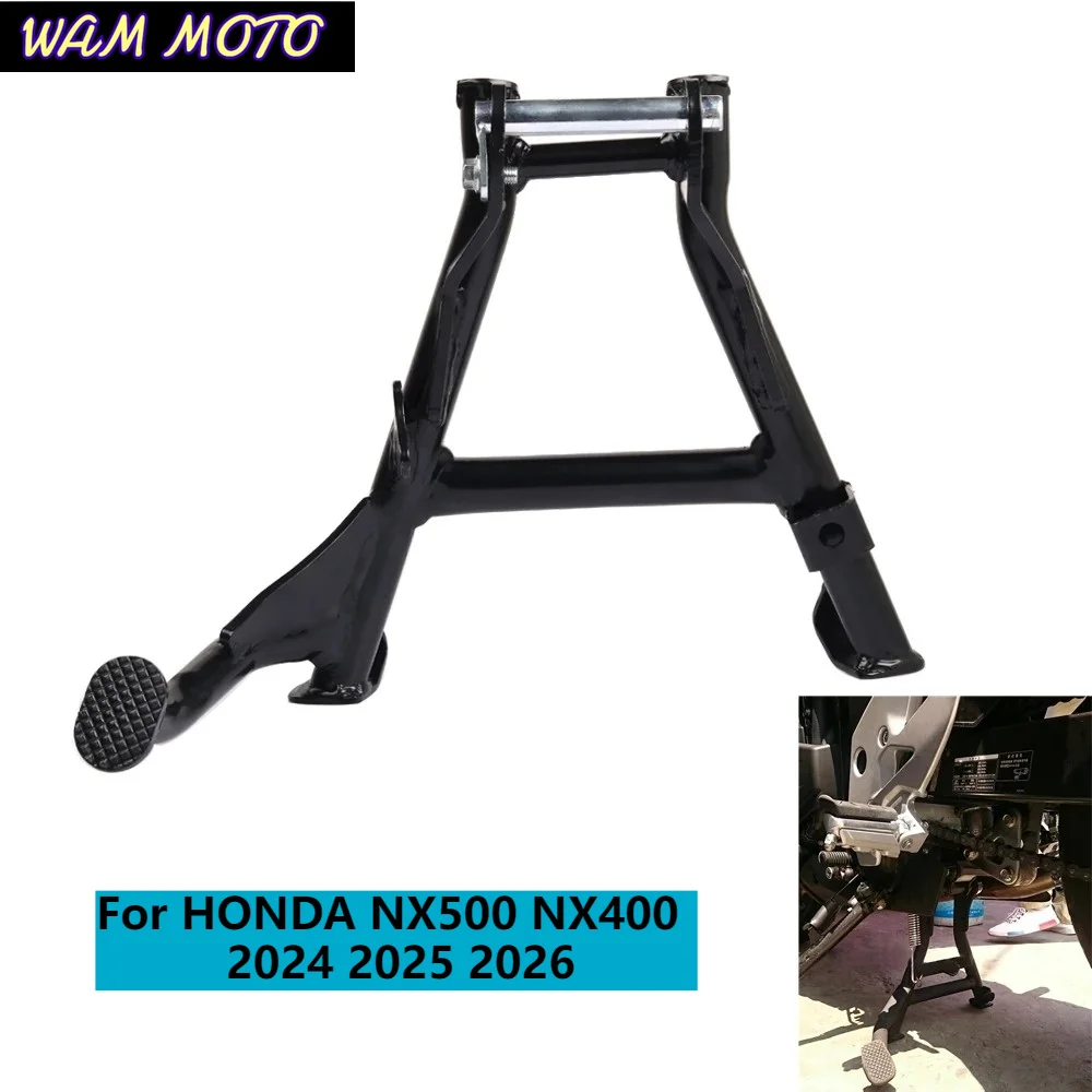 Motorcycle Middle Kickstand Parking Stand Support Crutch Holder Bracket For HONDA NX500 NX400 2024 2025 2026