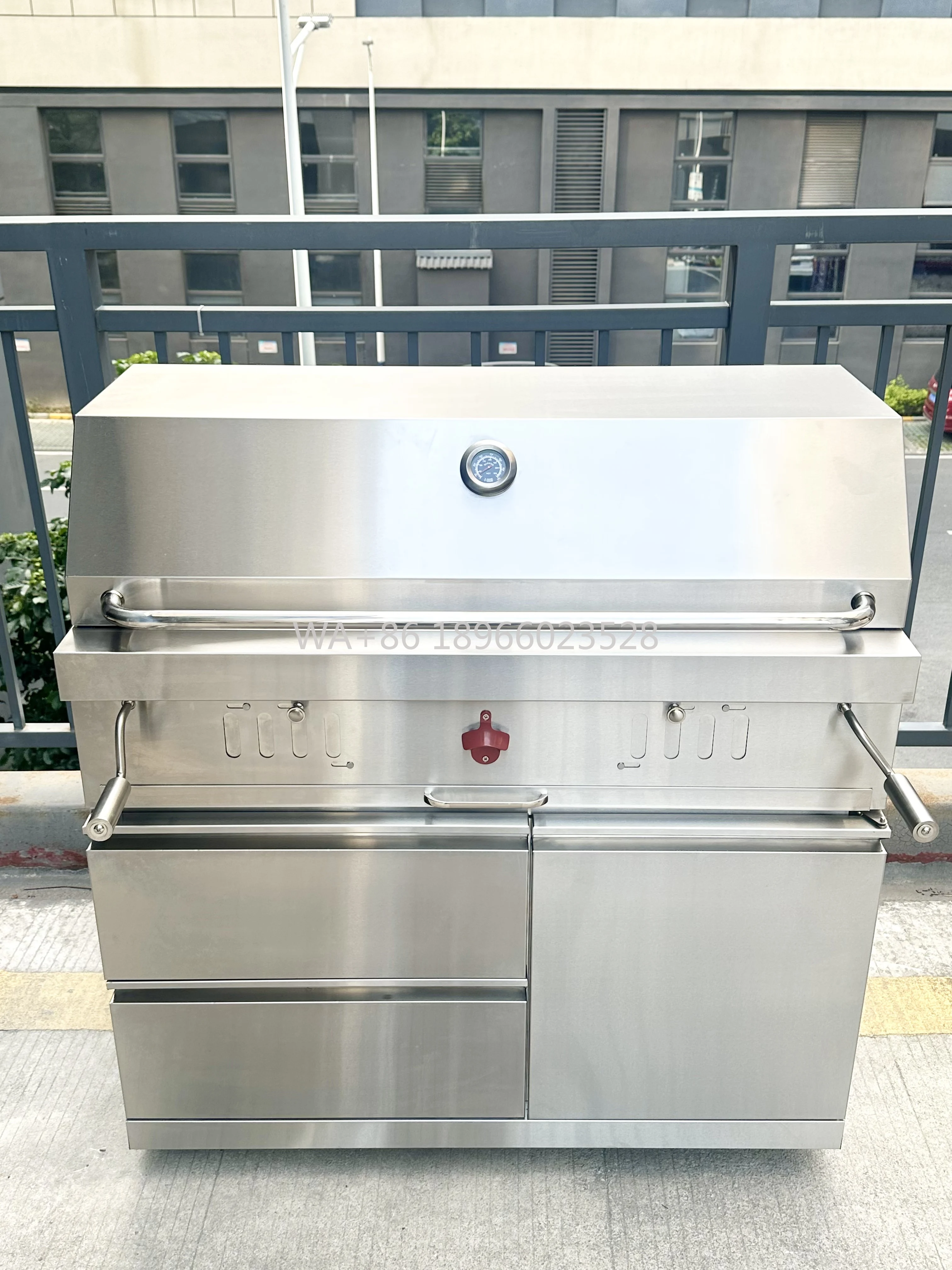 

for Group Gatherings Large Cooking Area Stainless Steel 304 Outdoor Charcoal Barbecue Grill Perfect Choice