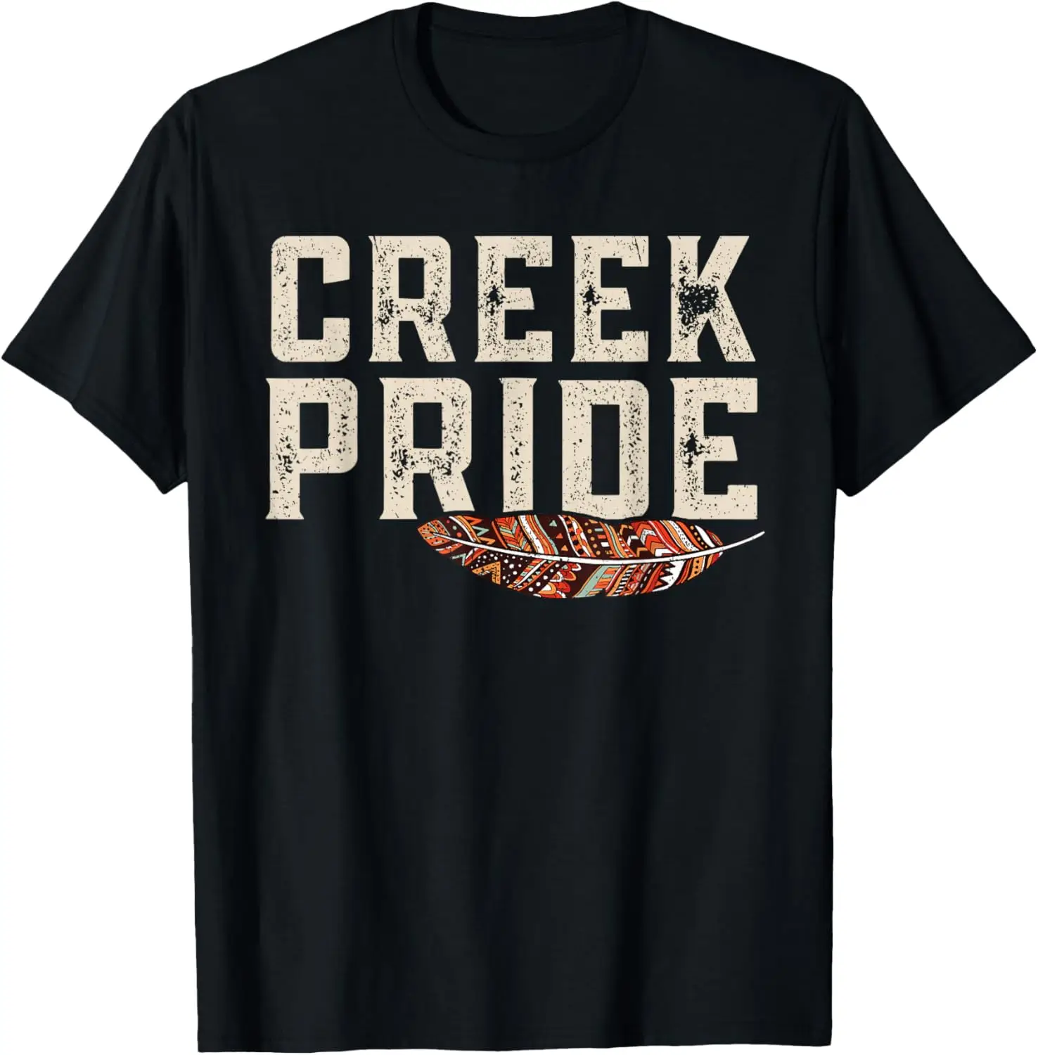 Creek Pride Native American, Southwest Tribe Indigenous T-Shirt Casual Cotton Graphic T Shirts Vintage Clothes Tops Camisas