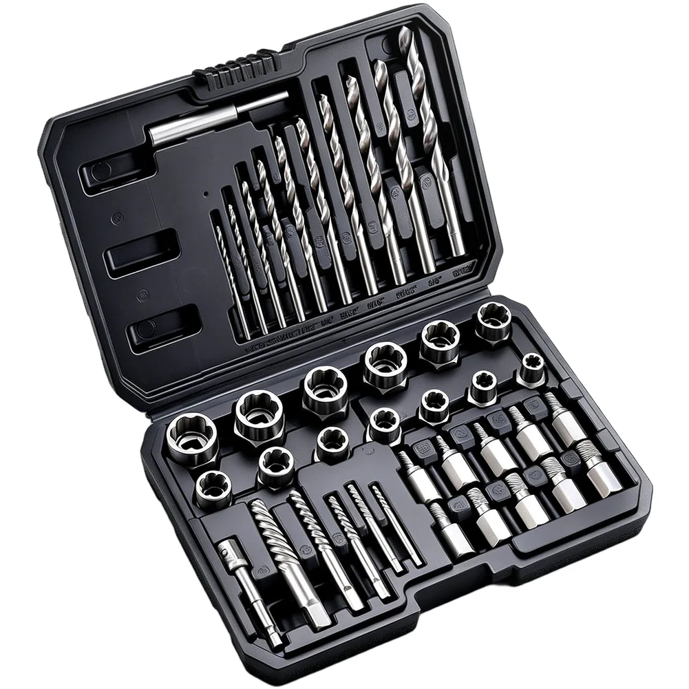 Versatile Nut Removal Tools Broken Bolt Extractor Nut Extractor Deep-cut Twisted Grooves High-strength Material