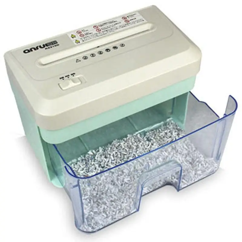 Imagem -02 - Nova Retalhadora Multifuncional Granular Mini Desktop Escritório Casa Arquivo Elétrico Shredder após 2*10 mm Triturador de Papel de Escritório em Casa