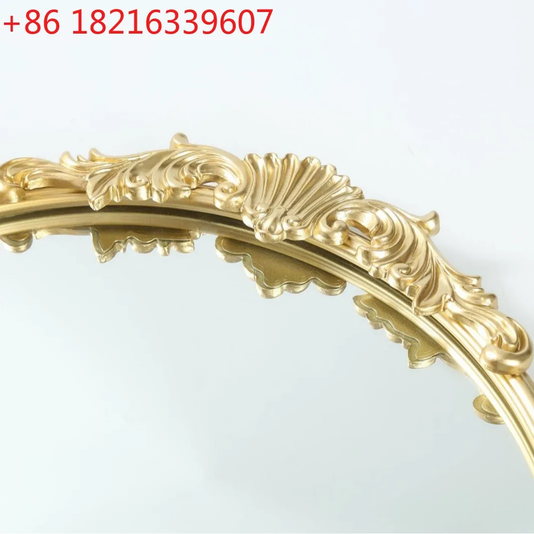 YAO mirror retro wrought iron engraving full-length mirror decorative  dressing makeup mirror simple engraving