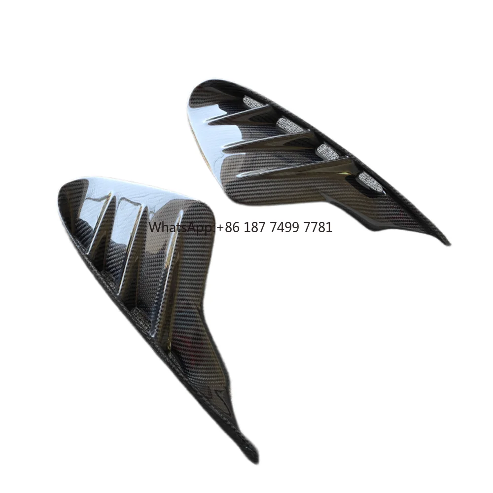 

Used for . Taycan Modification with Carbon Fiber TH Style Front Bumper Splitter Body Kit