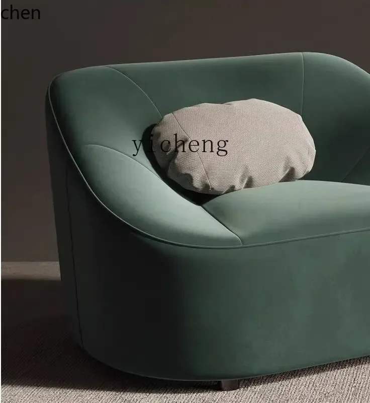 ZMLNordic light luxury leisure living room single sofa creative simple modern technology fabric small sofa