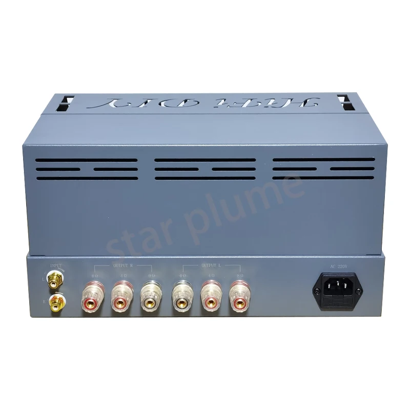 310*210*60mm Iron Gray Painted Power Amplifier Case Grille Chassis EL34/6P3P/EL84 Vacuum Tube Amplifier Chassis Shell DIY Box