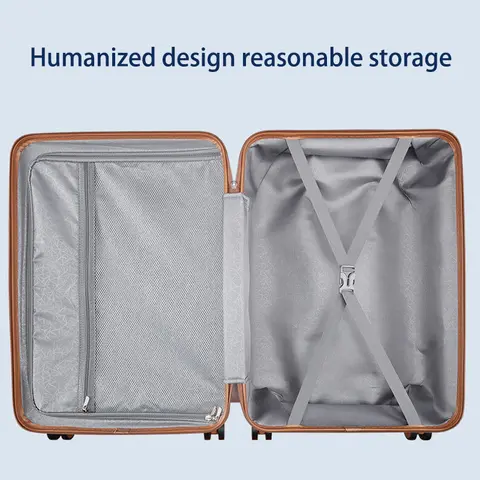 20/24/28 Inch Luggage Set 5 Piece ABS Luggage Set with Toiletry Bag and Handbag Lightweight 2.6KG for Family Travel and Vacation