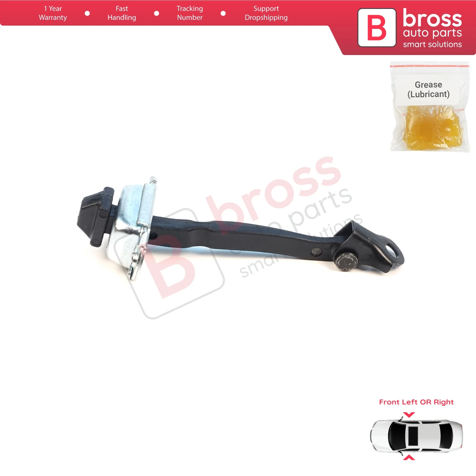 BDP1679 Voordeur Scharnier Remstop Controlemechanisme Begrenzerband voor Eclipse Cross MK1 GK GL YA YB 2017-2025 5702A233