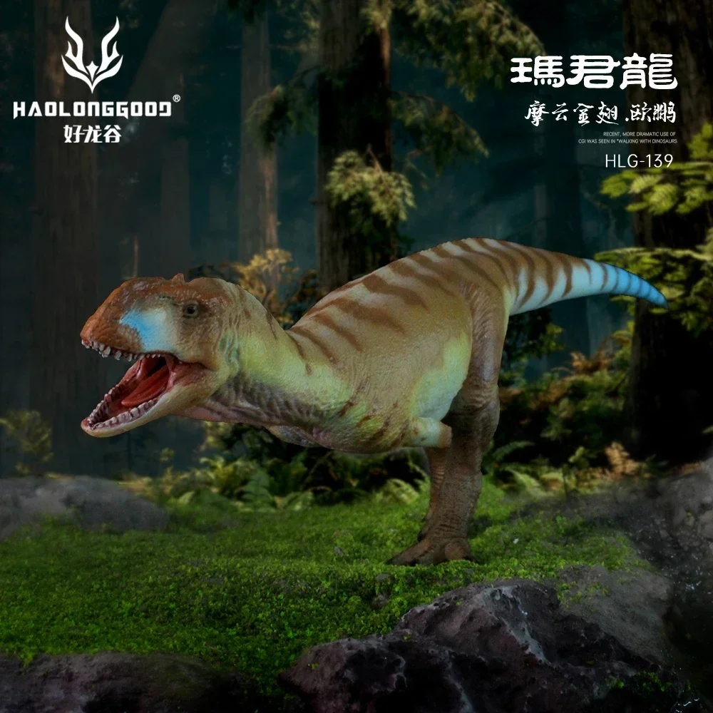 HAOLONGGOOD 1:35 Majungasaurus Dinosaurs Figures Animal  Model Toy Desktop Deco Gift