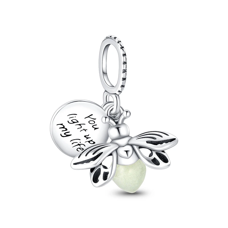 

2 Fashionable 925 Sterling Silver bright red cherries Charm Beads for 3mm Original Bracelet DIY Making Gift