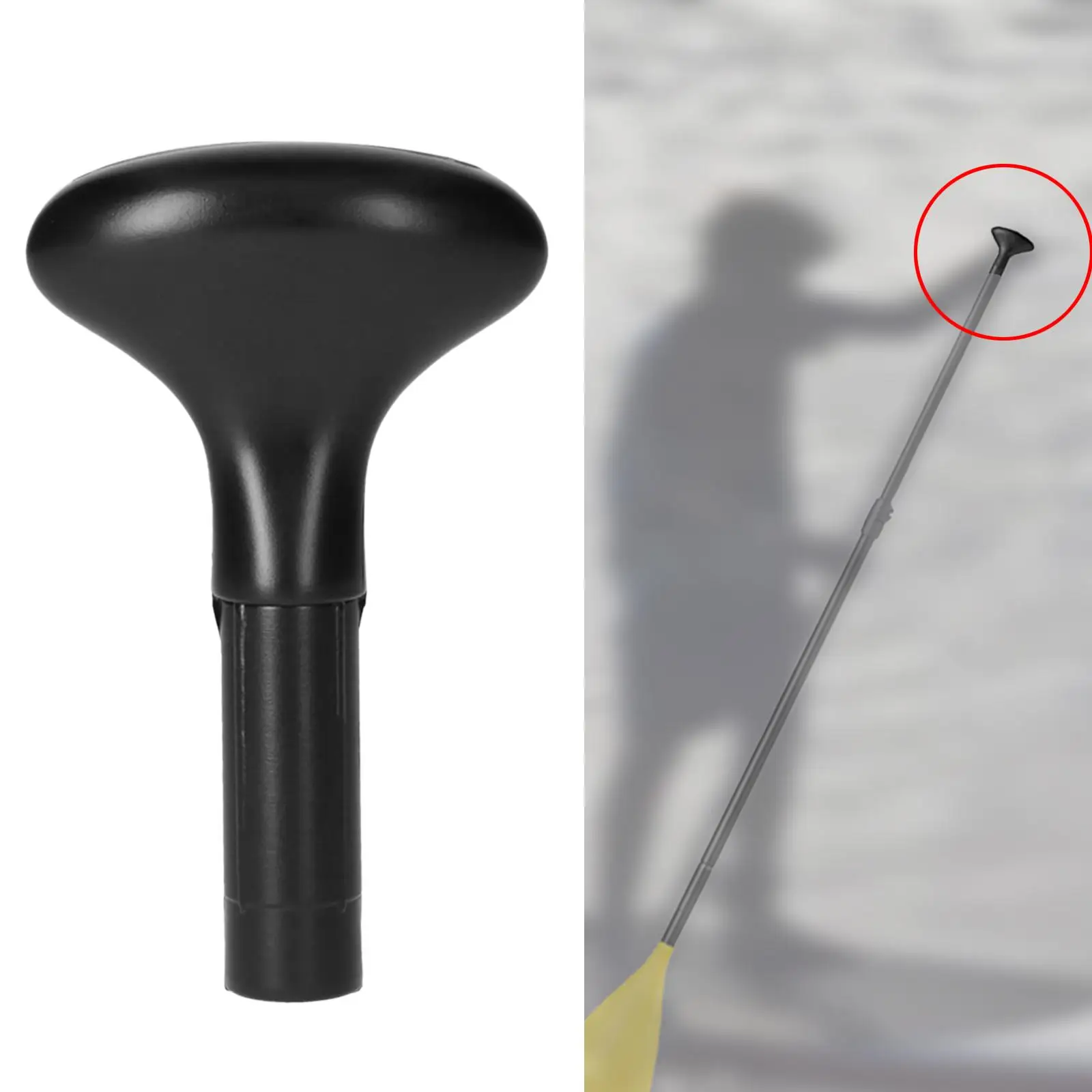 6x مجاذيف الزورق T مقبض قبضة الوقوف المجاذيف T مقبض ل