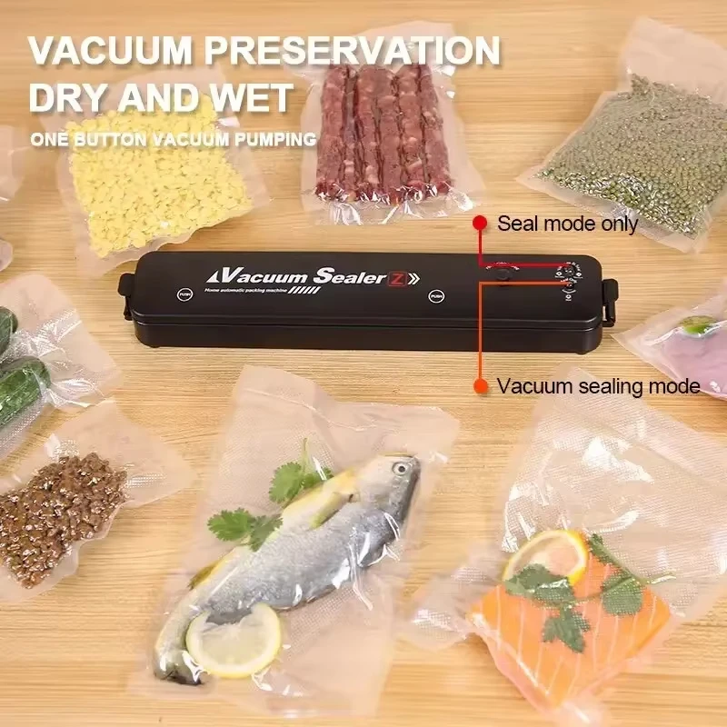 Automatic packaging machine food vacuum sealing machine portable household vacuum food sealing kitchen helper 220V