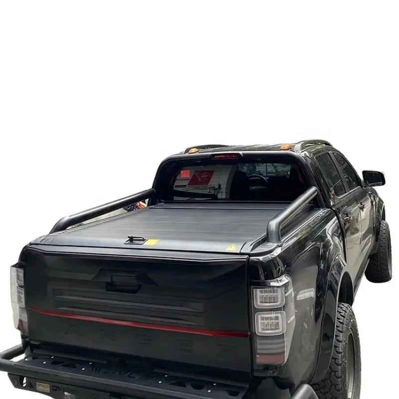 

Pickup Truck Bed Hard Aluminum Roller Lid Tonneau Cover Exterior Accessory 1 Set