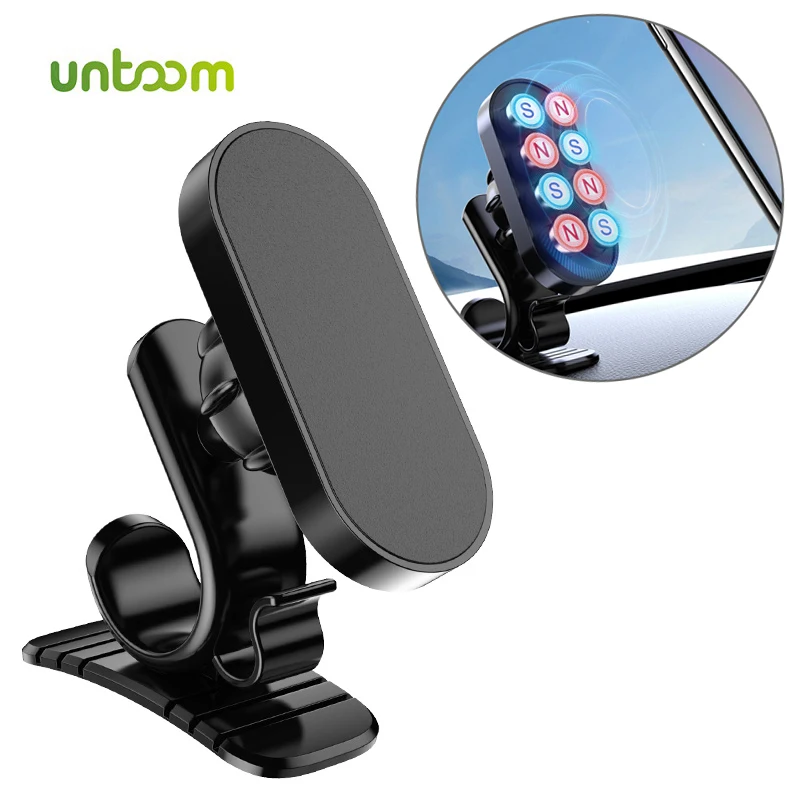 

Untoom Magnetic Car Phone Holder Stand 360 Degree Mobile Cell Phone Magnet Mount GPS Bracket Support for iPhone Xiaomi Samsung