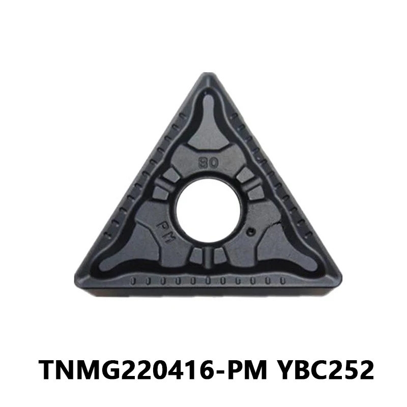 

TNMG220416-PM YBC252 TNMG 220416 PM CNC External Turning Tool Carbide Inserts for Steel Parts Metal Turning Tool Lathe Cutting