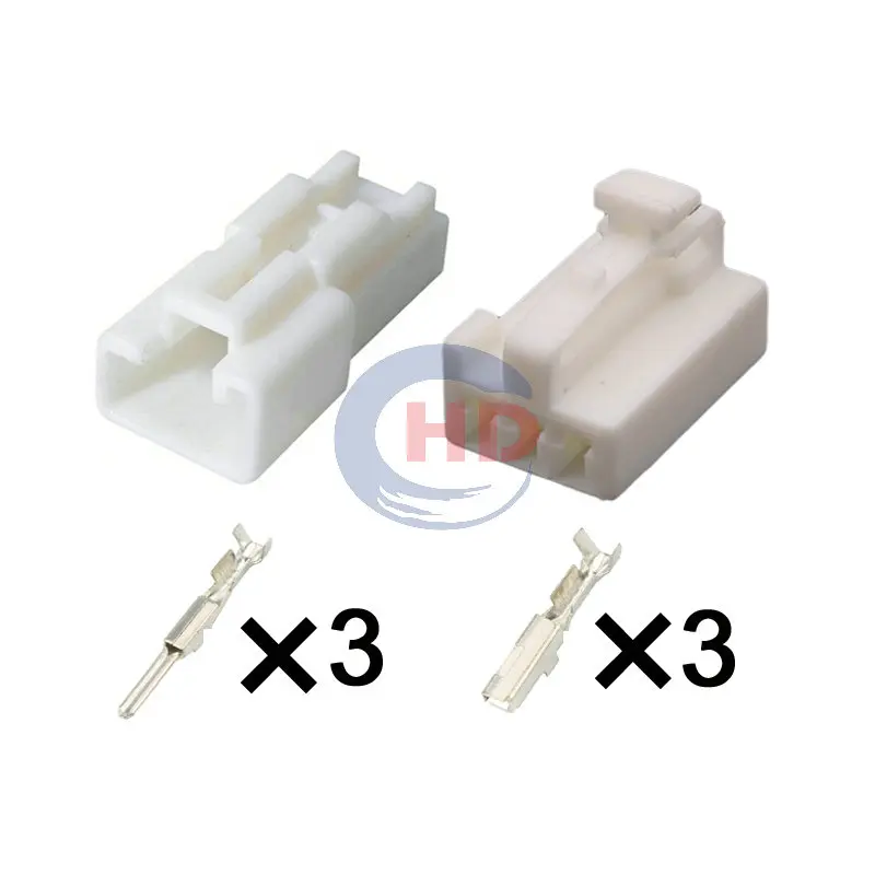 

1-20 sets 3 Pin Reading Lamp Fog Lamp Headlight Sensor Wire Electrical Connector Plug Socket MG622035 MG612034