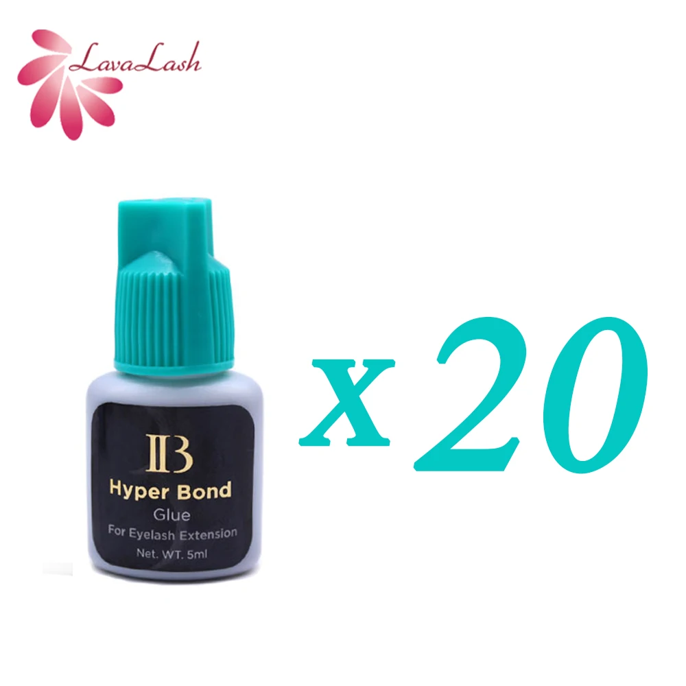 Korea IB Ibeauty Glue 0.5s Fast Drying Eyelash Extensions Glue 5ml Original Strong Lash Glue Retention 5-6 Weeks 20 bottles
