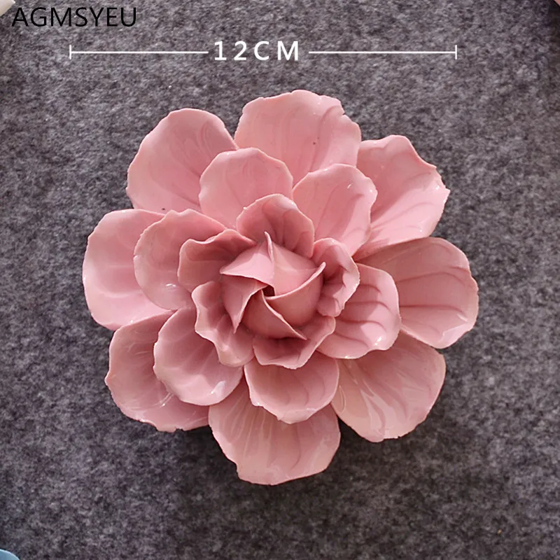 Wall Stickers Crafts, Camellia, Roses, Peony, Wedding Room Decoration, Christmas Gifts 1PC HOME Decor