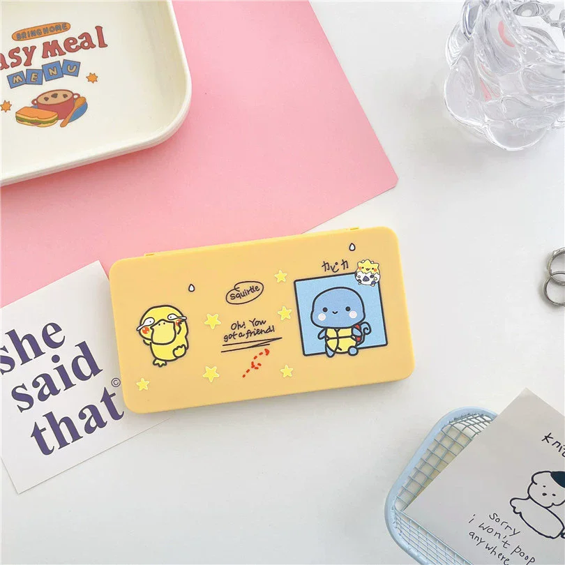 Pokemon Pikachu Switch Spielkarten-Aufbewahrungskoffer für Nintendo Switch Oled Cartoon Silikon Aufbewahrungsbox Spielkonsolen-Zubehör