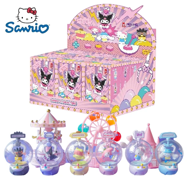 

Sanrio Genuine Anime Clip Doll Machine Series Blind Box Mini Figure Ornament Cool Cinnamonoll Melody Room Decoration Toy Gifts