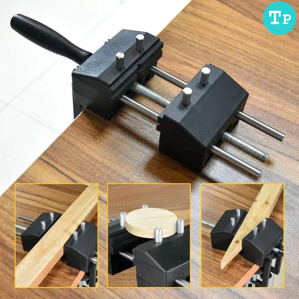 Tp Woodworking Working Table Vise Mini Home Multi-Purpose Table Vice Woodworking Workbench Clamp Tool Grinding Drilling Jig