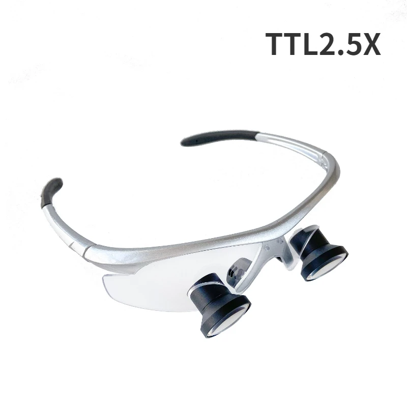 New Arrival TTL lupy 2.5X/3.0X/3.5X (przez soczewki) IPD 52-72mm dostosowane stomatologiczne lupy chirurgiczne (2.5X/3X/3.5X TTL)