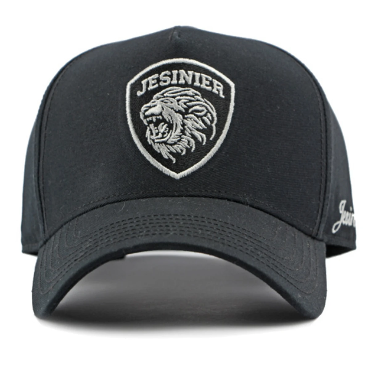 Unisex JESINIER Baseballkappen mit Löwenstickerei, Frühling und Herbst, für den Außenbereich, verstellbare Freizeithüte, Sonnenschutzhut, Sportkappe – Detail 7