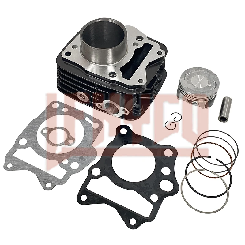 Motorcycle Accessories 57mm Cylinder Piston Kit Motor for TVS HLX150 Trak150 MAX 4R ROCKZ 125 Ntorq 125 Fi Engine Part Motoblock