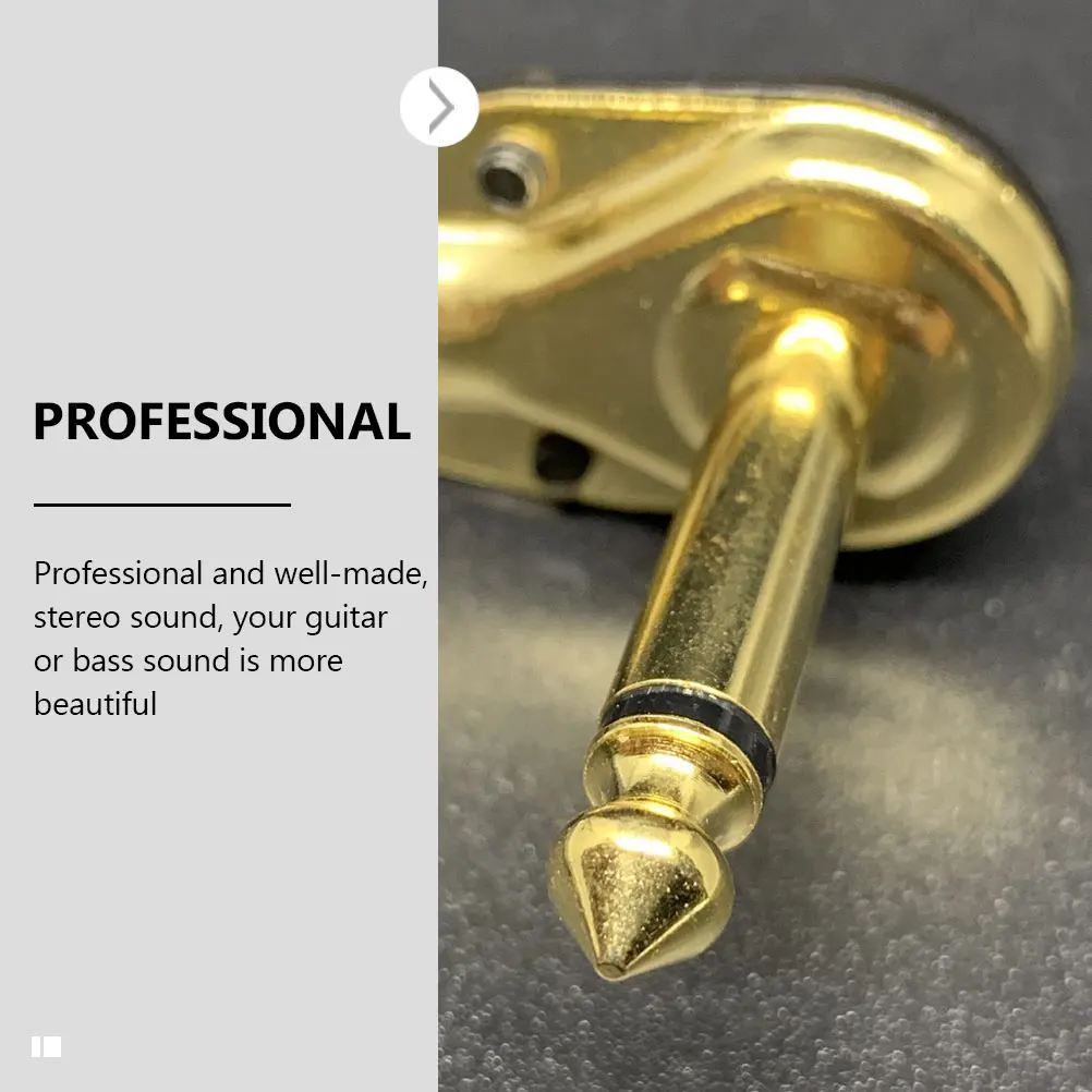 

3pcs Audio Cable for Guitar Bass Effector High Quality Copper Wire Shielded Noise Pedal Amp Connectors Stage Equipment
