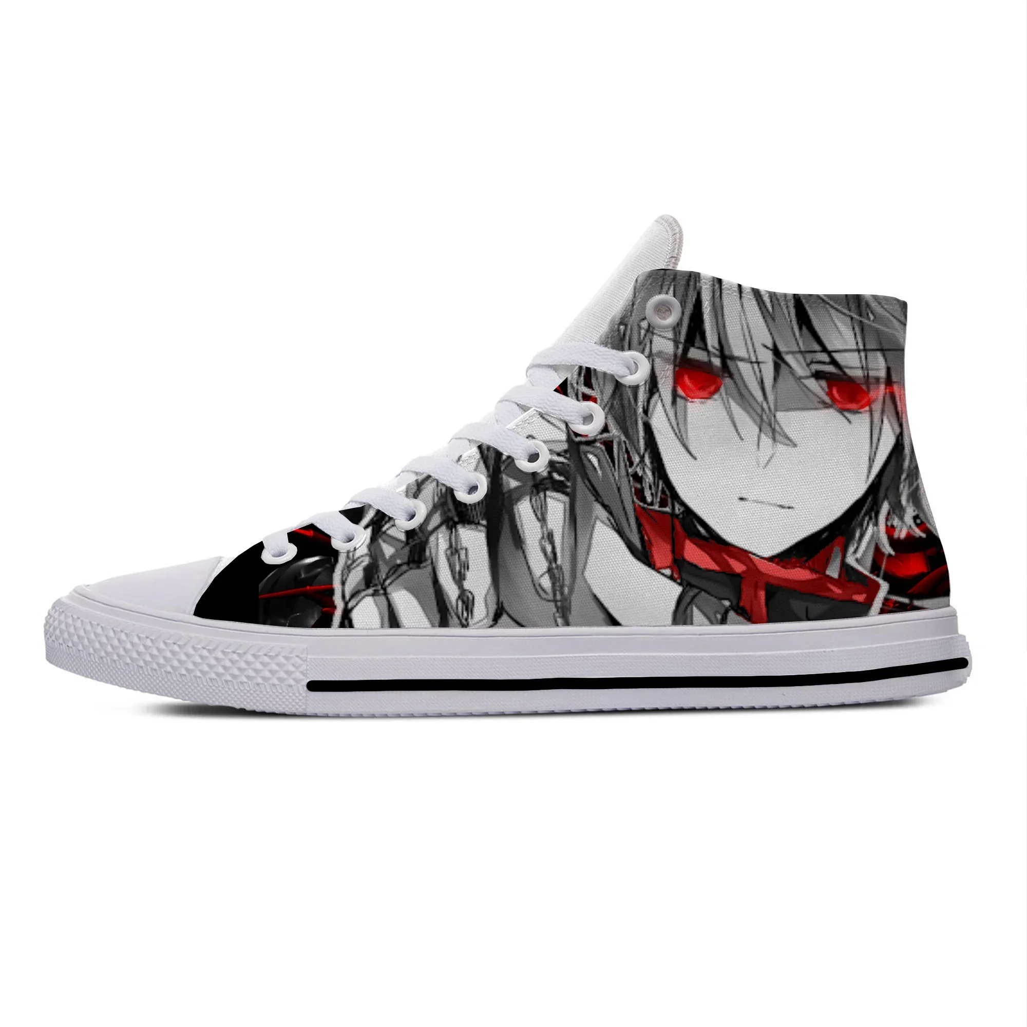 

Japanese Anime Manga Kurapika Hunter X Hunter Casual Cloth Shoes High Top Lightweight Breathable 3D Print Men Women Sneakers