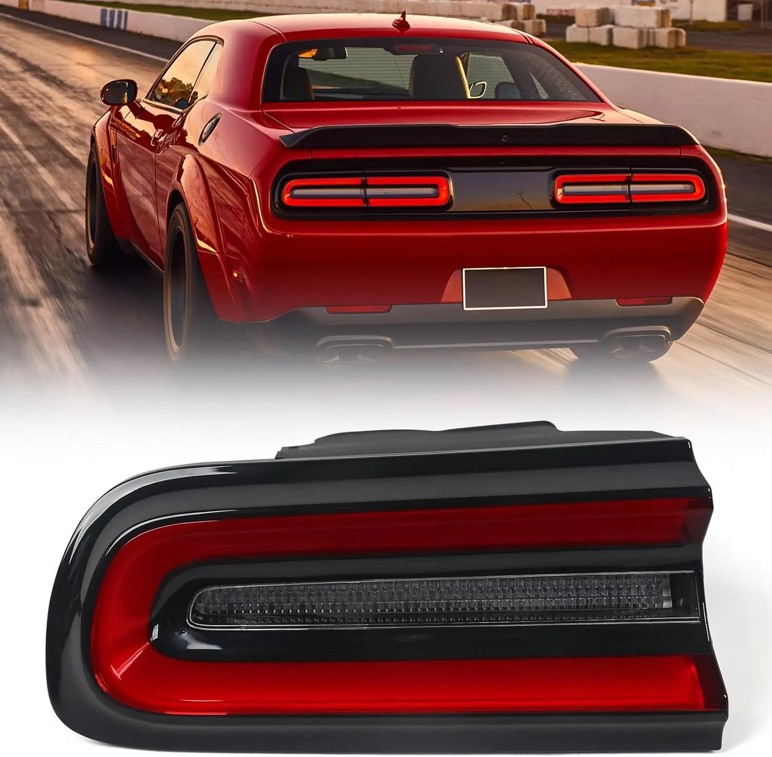 

LH Rear Tail Light for Dodge Challenger 2015-2020 Left Driver Side 68403955AB CH2800207
